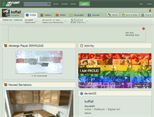 Tablet Screenshot of koffall.deviantart.com