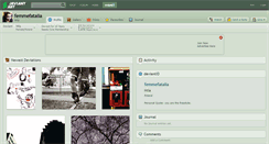 Desktop Screenshot of femmefatalia.deviantart.com