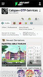Mobile Screenshot of catspaw-dtp-services.deviantart.com