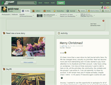 Tablet Screenshot of gold-rose.deviantart.com