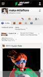 Mobile Screenshot of maka-millefiore.deviantart.com
