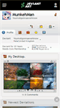 Mobile Screenshot of munkehman.deviantart.com