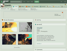 Tablet Screenshot of gimpgirl.deviantart.com