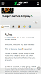Mobile Screenshot of hunger-games-cosplay.deviantart.com