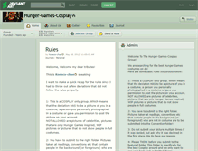 Tablet Screenshot of hunger-games-cosplay.deviantart.com