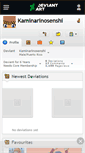 Mobile Screenshot of kaminarinosenshi.deviantart.com