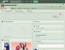 Tablet Screenshot of kaminarinosenshi.deviantart.com