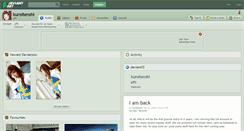 Desktop Screenshot of kuroitenshi.deviantart.com