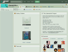 Tablet Screenshot of liberatchik.deviantart.com