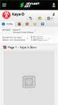 Mobile Screenshot of kaya-d.deviantart.com