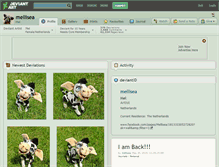Tablet Screenshot of mellisea.deviantart.com