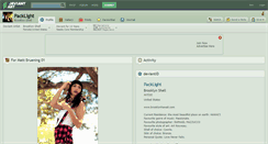 Desktop Screenshot of packlight.deviantart.com
