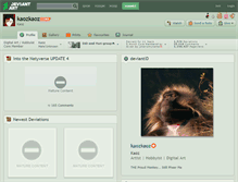Tablet Screenshot of kaozkaoz.deviantart.com