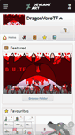 Mobile Screenshot of dragonvoretf.deviantart.com