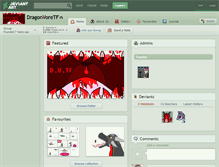 Tablet Screenshot of dragonvoretf.deviantart.com