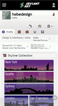 Mobile Screenshot of hebedesign.deviantart.com