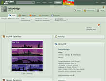 Tablet Screenshot of hebedesign.deviantart.com