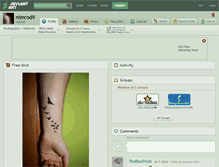 Tablet Screenshot of nimrodv.deviantart.com