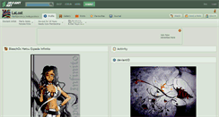 Desktop Screenshot of lalost.deviantart.com