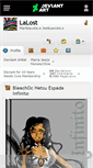 Mobile Screenshot of lalost.deviantart.com