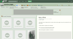 Desktop Screenshot of marsellus-longus.deviantart.com