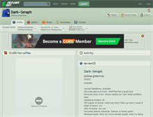Tablet Screenshot of dark--seraph.deviantart.com