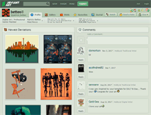 Tablet Screenshot of betteo.deviantart.com