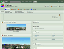 Tablet Screenshot of dirty-gypsy.deviantart.com