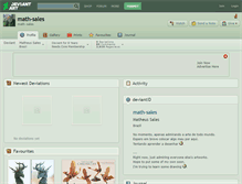 Tablet Screenshot of math-sales.deviantart.com