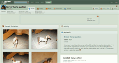 Desktop Screenshot of breyer-horse-auction.deviantart.com