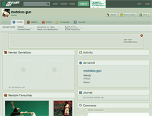 Tablet Screenshot of motokos-gun.deviantart.com