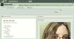 Desktop Screenshot of mistress-spider.deviantart.com