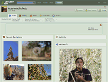 Tablet Screenshot of lucas-madi-photo.deviantart.com