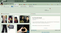 Desktop Screenshot of funkydanceryumi123.deviantart.com