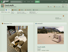 Tablet Screenshot of couch-stuffs.deviantart.com