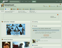 Tablet Screenshot of melodyshoushi.deviantart.com
