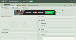 Desktop Screenshot of megaman.deviantart.com