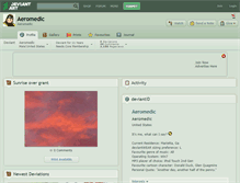 Tablet Screenshot of aeromedic.deviantart.com