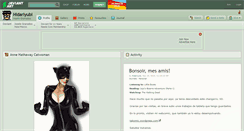 Desktop Screenshot of hidariyubi.deviantart.com