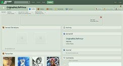 Desktop Screenshot of originalnolifeprince.deviantart.com