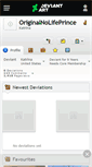 Mobile Screenshot of originalnolifeprince.deviantart.com
