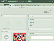 Tablet Screenshot of jeshicuh.deviantart.com