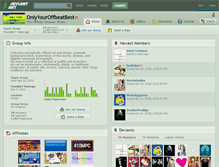 Tablet Screenshot of onlyyouroffbeatbest.deviantart.com