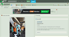 Desktop Screenshot of ametotsuki.deviantart.com