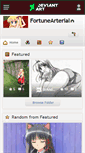 Mobile Screenshot of fortunearterial.deviantart.com