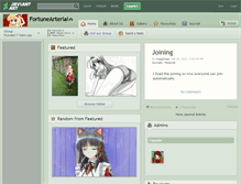 Tablet Screenshot of fortunearterial.deviantart.com