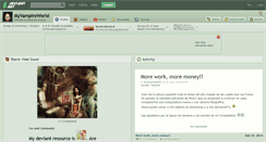 Desktop Screenshot of myvampireworld.deviantart.com