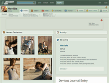 Tablet Screenshot of norriska.deviantart.com