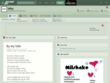 Tablet Screenshot of milsy.deviantart.com