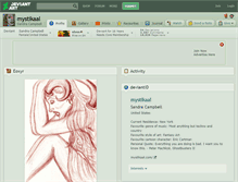 Tablet Screenshot of mystikaal.deviantart.com